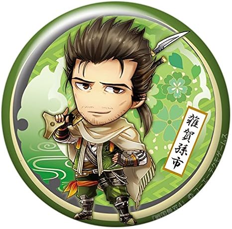 Amazon 戦国無双4 雑賀孫市 みにきゃら缶バッジ バッジ ホビー
