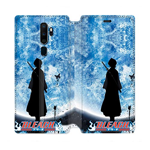 Leather Wallet Case for Oppo A9 (2020) Manga Bleach Moon