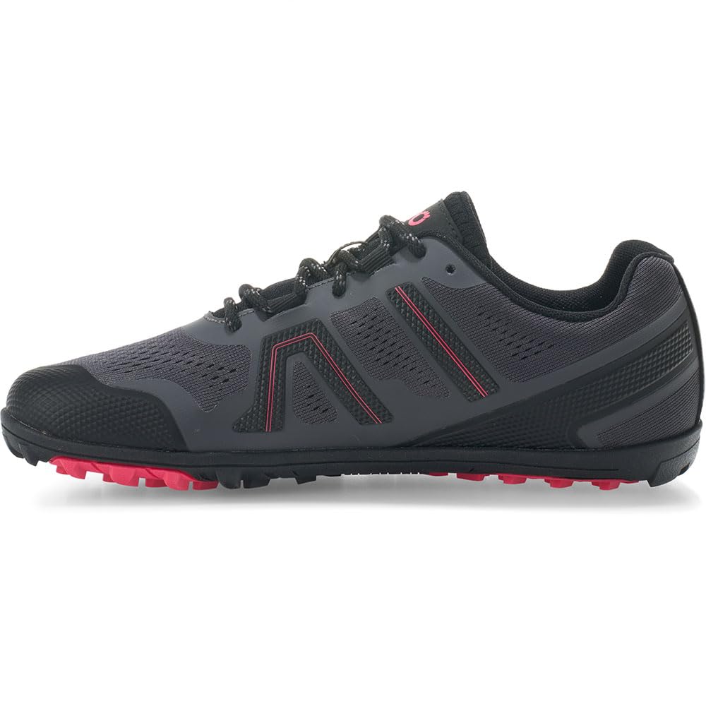 Photo 1 of Xero Shoes Women's Mesa Trail II Barefoot Trail Run Shoe, Asphalt/Raspberry, 9.5