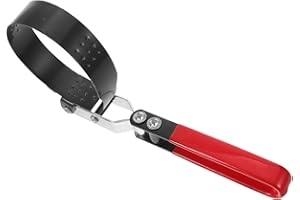 Baluue Adjustable Steel Belt Engine Oil Filter Wrench 60-73mm Small Size Automotive Strap Removal Tool