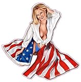 All American Pin up Girl Decal 6