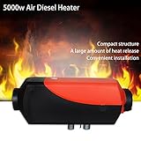 Forced Air Heater,Sundlight 5000W 12V Air Diesel