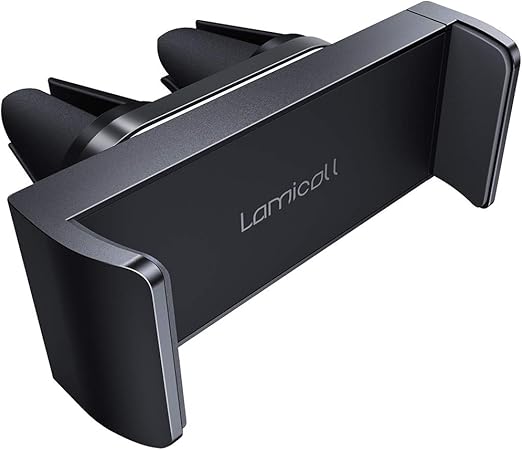 Amazon 車載 スマホホルダー エアコン 吹き出し口 取付lomicall カー ホルダー 自動車 ツーグリップ式 横向き 車内 スマホスタンド カー マウント スマートフォン ルーバー 固定 Car Vent Mount Smart Phone Holder 360度回転可能 片手操作 アイフォン