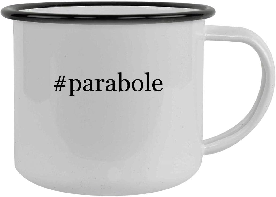 #parabole - 12oz Hashtag Camping Mug Stainless Steel, Black