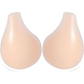 Adhesive Bras - Silicone Breast Lift Invisible Bra Reusable Nipple Covers Strapless Backless Push Up Sticky Bra for Women
