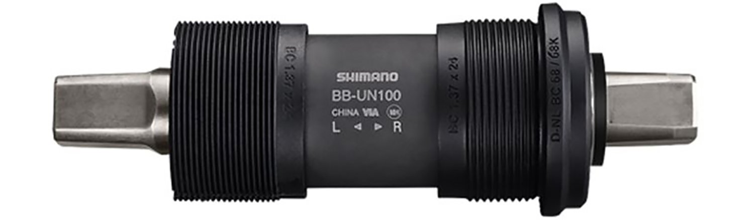 SHIMANO BB-UN100 Square BSA, Black, One Size