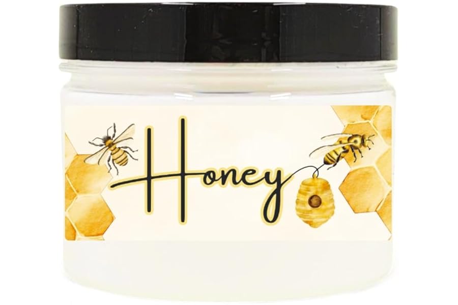 Body Powder for Women & Men Scented Honey Fragrance, Perfume Dusting Powder, Scented with Fragrance & Essential Oils, Talc-Free 8oz Container with Lid, Made in USA