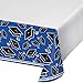 Creative Converting 320054 Graduation Theme Cobalt Blue Tablecloth