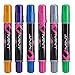 Sysrion Hair Chalk - Metallic Glitter Temporary Hair Color - Edge Chalkers - No Mess - Built in Sealant - Works on All Hair Colors - Color Essentials Set (6 Count)