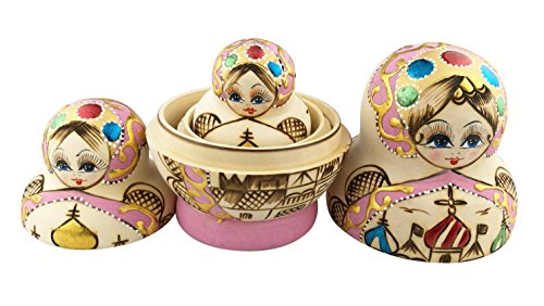 5 Beautiful+Handmade+Matryoshka+Birthday+Decoration