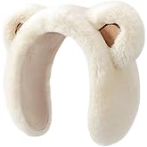 Niction Ear Muffs for Women Winter Faux Furry Earmuffs Bear Plush Ear Warmer Earmuffs Warmers Fleece Earmufff Ears Warmer