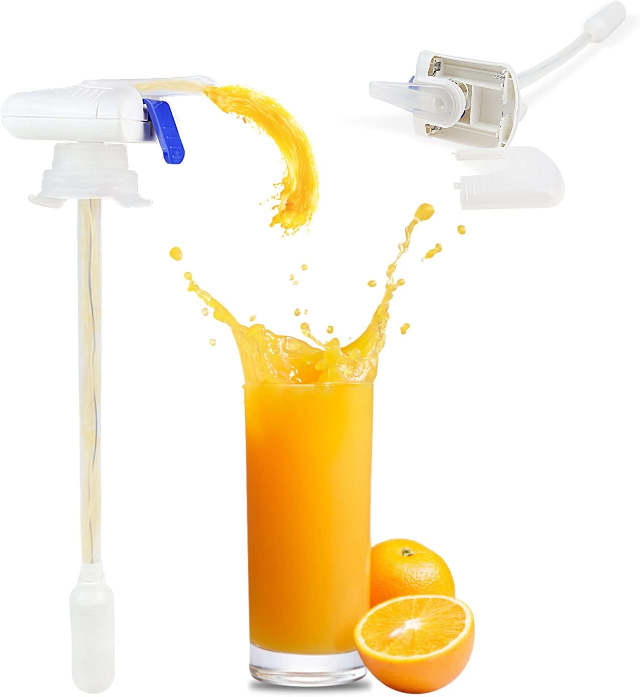 Beverage Dispenser,Automatic Drink Dispenser,Magic Electric Tap Beverage Drink Dispenser,Tv Spill-Proof Magic Beverage Dispenser,Used for Juice Beer Anti-Overflow,and Party Home Kitchen Any More