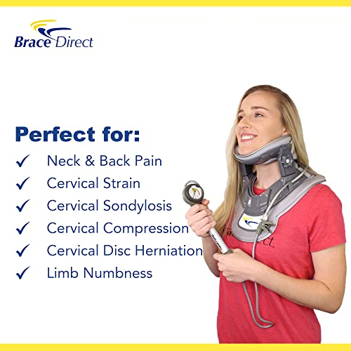 Brace Direct Cervical Neck Air Traction Collar and Stretcher Relief