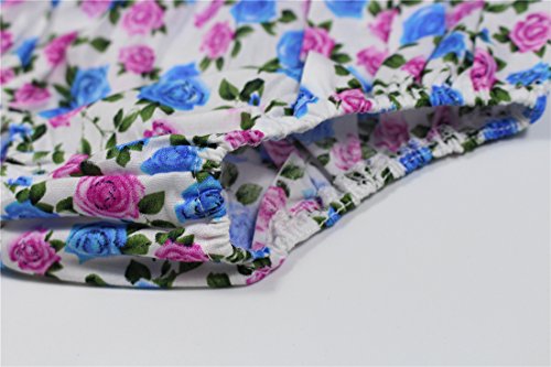 Peony Baby Baby Girl Bloomers Pantie 3m-24m Organic Diaper Cover (18-24 Months, Blue)