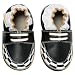 Momo Baby Infant/Toddler Checker Loafer Soft Sole Leather Shoes