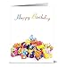 Note Card Cafe Happy Birthday Card Assortment with Yellow Envelopes | 36 Pack | Colorful Birthday Designs | Blank Inside, Glossy Finish | Bulk Set for Greeting Cards, Occasions, Birthdays