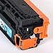 SPTC Replacement for HP 125A CB541A Toner Cartridge Compatible with CRG-116 CP1215 CP1210 CP1515N CP1518NI CM1312nfi CM1300 CM1312 MFP HP Color Laserjet Cyan 1,400 Pages High Yield