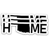(3PCS) Oklahoma Sticker – Oklahoma Home Map Waterproof Vinyl US State Decal for Water Bottles, Laptops, Scrapbooking, Travel Gift, Local Pride, 3 x 1 inch