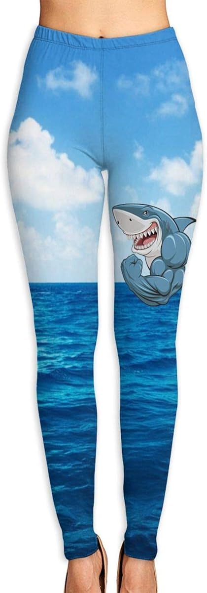 Great White Shark Women 3D Design Yoga Pants Fitness Leggings