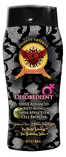 Disobedient for Women Tanning Lotion