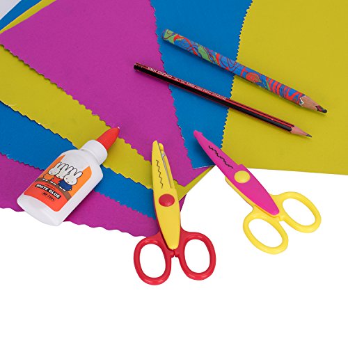 6 Paper Craft Edger Scissors-LANGSHOP 2018 Best Kids Pattern Scissor Kits
