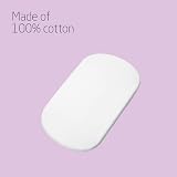 Maxi-Cosi Iora Baby Bed Sheets Set of 2 White Cotton Fitted Sheets view 3