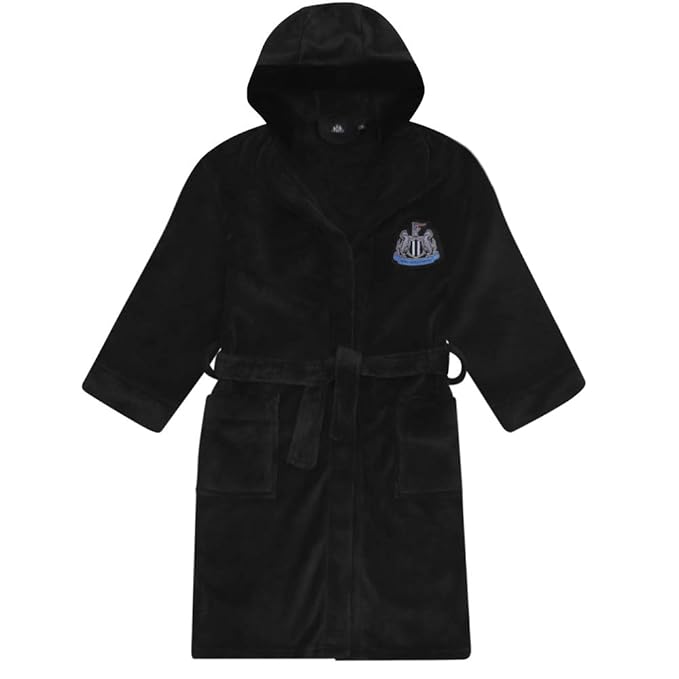 Newcastle United FC Official Football Gift Boys Hooded Fleece Dressing