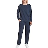 Weintee Women's Petite Fleece Sweatsuits 2 Piece Sets Sweatshirts and Sweatpants Jogging Suits
