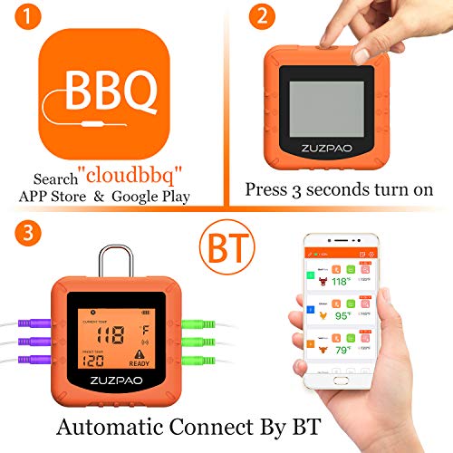 1 Wireless+Thermometer+Zuzpao+Stainless+Temperature