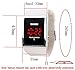 GOHUOS Fashion Touch Screen Digital LED Big Dial Waterproof Fashion Sport Mens Womens Unisex Wrist Watches-White