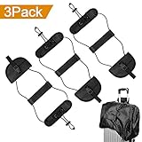 ONSON Bag Bungee,3Pack Luggage Straps Suitcase Adjustable Belt Bungee Travel