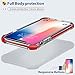 MATEPROX iPhone Xs Case iPhone X Case Clear Hybrid TPU Hard Cover with Thin Shockproof Bumper Protective Case for iPhone Xs/X 5.8'' (Red)