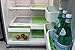 DII Fridge Liner Collection Non-Adhesive, Cut to Fit, 12x24, Green Veggies, 6 Piece