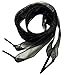 2cm Wide Flat Shoelaces Kids Voile Shoe Laces Girls Ribbon Laces 120cm Black