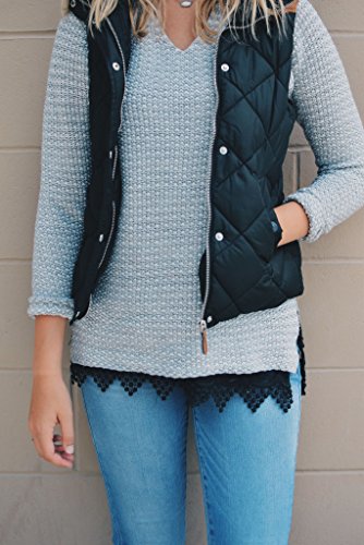 Boot Cuffs &amp; Socks Women's Pointed Lace Top Extender (Large, Black)