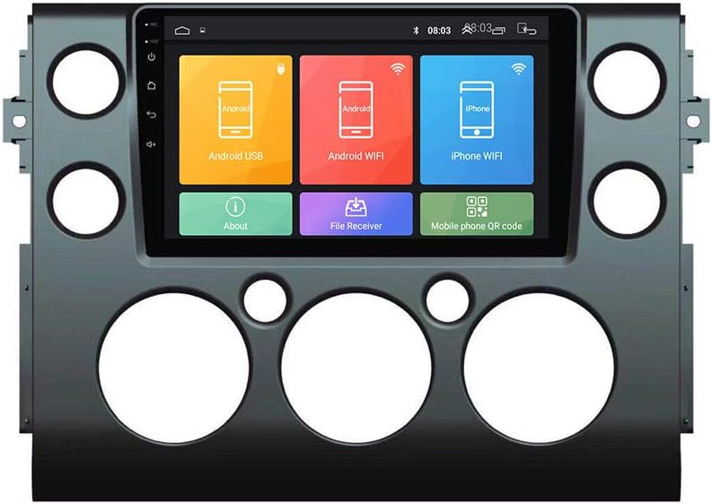Android 10 Autoradio Car Navigation Stereo Multimedia Player GPS Radio IPS 2.5D Touch Screen ForToyota FJ CRUISER 2007-2013