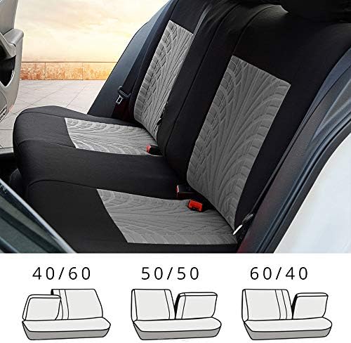 Automotive rear seat covers for a 2018 vehicle, including headrest covers, priced at $34.99.