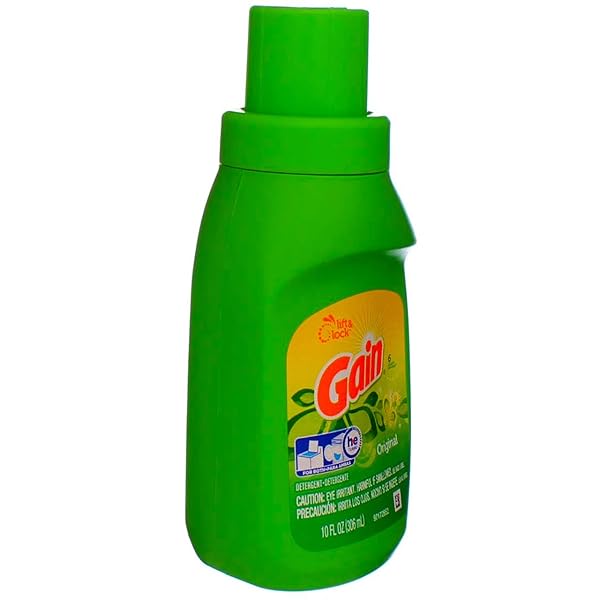 GAIN, ORIGINAL LAUNDRY DETERGENT, TWO 10 OZ. BOTTLES