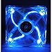 MassCool BLD-09025S1M 92mm 3 & 4pin 4-Blue LED Case Fan Power supply fan