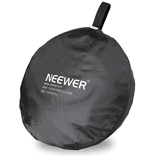 Neewer 43-inch / 110cm 5-in-1 Collapsible Multi-Disc Light Reflector with Bag - Translucent, Silver, Gold, White and Black Electronics, Camera & Photo, Lighting & Studio, Lighting, Lighting Controls & Modifiers, Reflectors