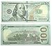 AL'IVER Prop Money Copy Money $10000 Fake Money Play Money Realistic Double Sided Money Stack 100 $100 Bills Full Print