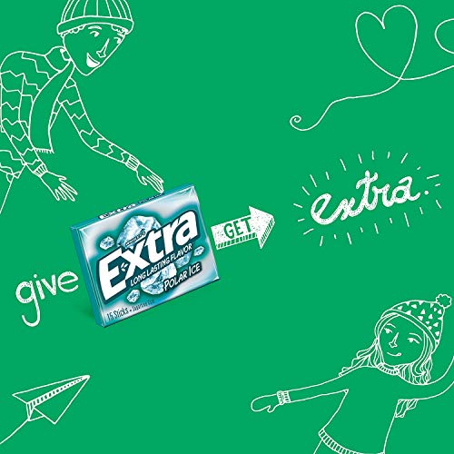 Wrigley's Extra Polar Ice Sugar-Free Gum (12 Packs) - Image 5