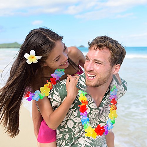 eBoot-Kette Hawaii, Blumen, Party, Strand, Mehrfarbig, Flower-Necklace – Bild 7