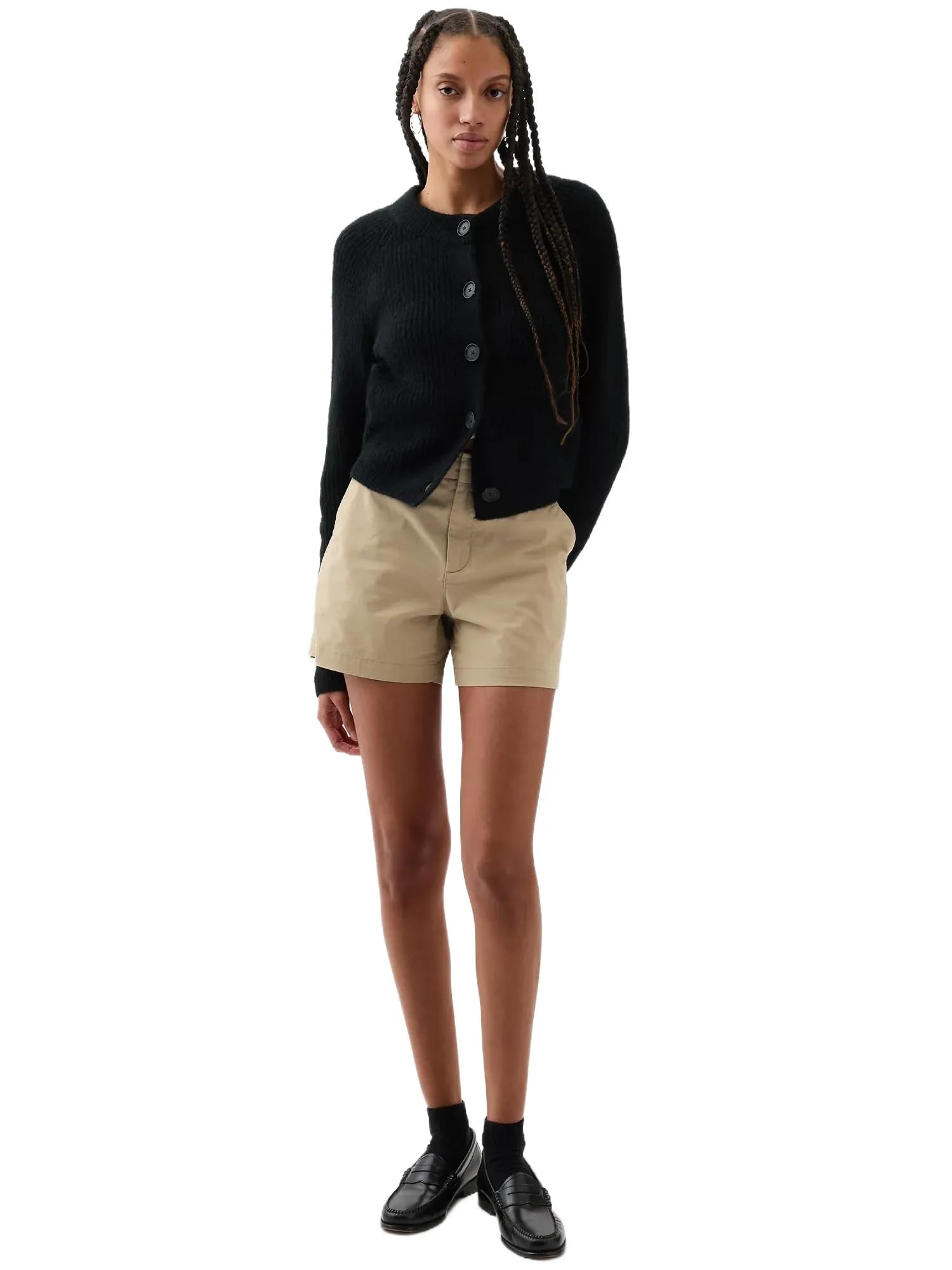 GAP Womens Downtown Khaki Short Khaki 10