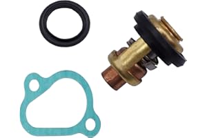 HABIIID Outboard Thermostat kit BF20hp Thru 130hp 19300-ZV5-043 with Gasket 19351-ZV5-000 Replaces Honda