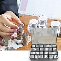 FULLCASE 168 Pieces 46mm Coin Capsules with Foam