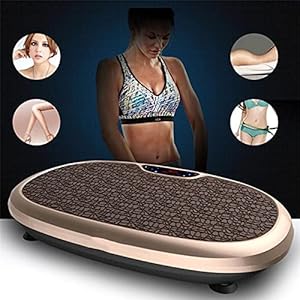 H-XH Vibration Power Plates, Vibration Plate Machine With Bluetooth Speaker, 3 Program Modes, 120 Levels, Vibration Fitness Trainer For Weight Loss & Body Toning, 300lb Max Load（Send Massage Shawl）