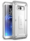 Samsung Galaxy S8 Case, SUPCASE Full-body Rugged Holster Case with Built-in Screen Protector for Galaxy S8 (2017 Release), Not Fit Galaxy S8 Plus, Unicorn Beetle Shield Series - Retail Package (White)