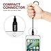 Aonlink iPhone Cable, 3Pack 3FT 6FT 10FT Nylon Braided Lightning to USB iPhone Charger Cord with Aluminum Connector for iPhone 7/7 Plus/6s/6s Plus/6/6Plus/5s/5c/5, iPad/iPod Models-Silver black