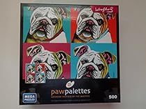 Paw Palettes 500 Piece Puzzle Black Lab by Mega Puzzles